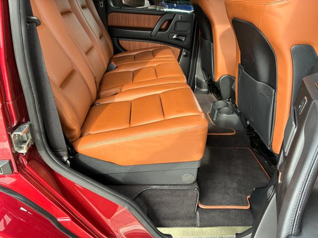 Gクラス G550 左H designoシート AMG20AW HarmanKardonサウンド D記録簿 チューライトレッド サンルーフ パワーシート シートメモリー シートヒーター ドラレコ ETC 社外レーダー(35枚目)