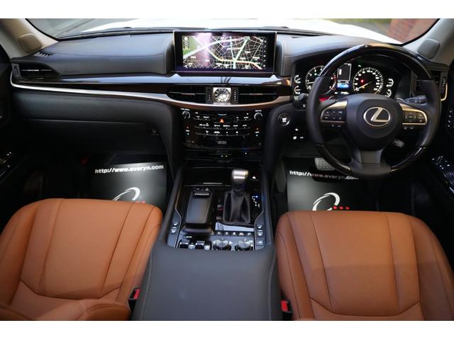 ＬＸ ＬＸ５７０　法人ワンオーナー車　顧客様買取車　マークレビンソンサウンド　リヤエンターテイメント　５人乗り仕様　ＴＲＤフロントグリル＆スポイラー　ＴＲＤリヤバンパースポイラー　ＴＲＤ２１インチ鍛造ホイール有（9枚目）