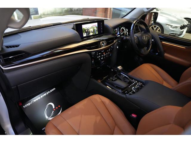 ＬＸ ＬＸ５７０　法人ワンオーナー車　顧客様買取車　マークレビンソンサウンド　リヤエンターテイメント　５人乗り仕様　ＴＲＤフロントグリル＆スポイラー　ＴＲＤリヤバンパースポイラー　ＴＲＤ２１インチ鍛造ホイール有（39枚目）