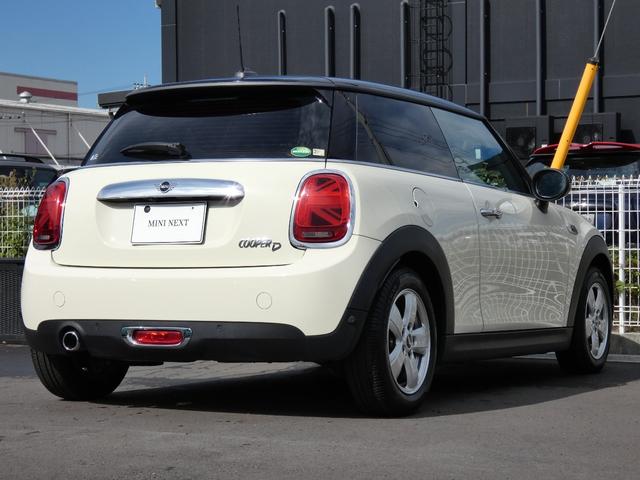 ＭＩＮＩ クーパーＤ　正規認定中古車　保証整備付　ナビ　ＥＴＣ　ドラレコ　バックカメラ　衝突軽減ブレーキ　アイドリングストップ　障害物ソナー　　ＬＥＤライト　純正ホイール（40枚目）