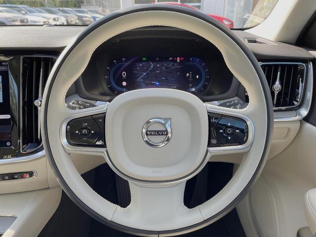 Ｖ６０ プラス　Ｂ４　認定中古車　本革シート　インテリセーフ　衝突被害軽減ブレーキ　パイロットアシスト　レーダークルーズ　純正９インチナビ　シートヒーター　ハンドルヒーター　パワーシート　フロントカメラ（6枚目）