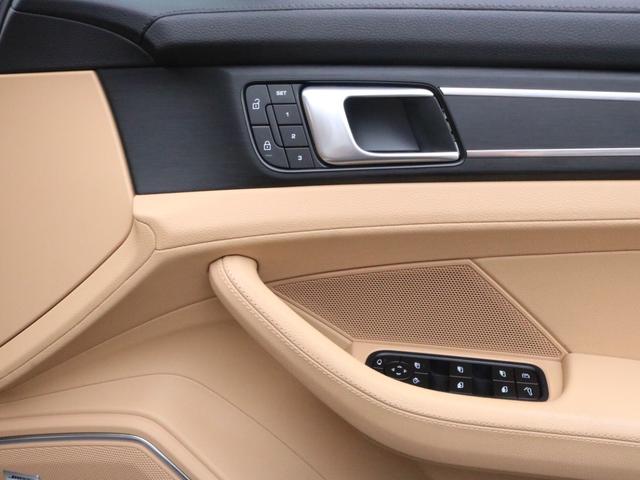 パナメーラ 4 E-ハイブリッド プラチナエディション 後期最終特別仕様 スポクロ パノラマ 黒/ベージュツートン革 5人乗 全席Sヒーター PCM BOSE 全周C&PAS ACC&LCA コンフォートA&ソフトクローズD PASMエアサス 専用テール&21AW 1オナ(21枚目)