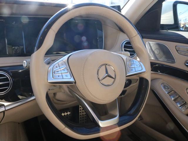 Ｓクラス Ｓ４００ｈエクスクルーシブ　ＡＭＧライン　右Ｈ正規Ｄ車　パノラマＳＲ　ベージュ革　シートヒーター＆ベンチレーター　純正ナビ地デジＢｕｒｍｅｓｔｅｒサウンド　全周カメラ＆ＰＴＳ　ＨＵＤ＆レーダーセーフティＰＫＧ　純正１９インチＡＷ　禁煙車（4枚目）