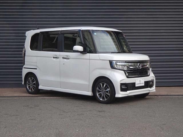 Ｎ－ＢＯＸカスタム Ｌ　ＨＯＮＤＡ　ＳＥＮＳＩＮＧ　両側パワースライドドア　アダプティブクルーズコントロール　ＬＥＤヘッドライ　フォグライト　ナビ　テレビ　Ｂｌｕｅｔｏｏｔｈ対応　ＥＴＣ　バックカメラ　ドアバイザー（3枚目）