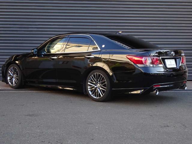 クラウン アスリートＧ　衝突被害軽減ブレーキ　アダプティブクルーズコントロール　レーンキープ　クリアランスソナー　テレビ　ナビ　Ｂｌｕｅｔｏｏｔｈ対応　シートヒーター　シートクーラー　ローダウン　社外マフラー（7枚目）