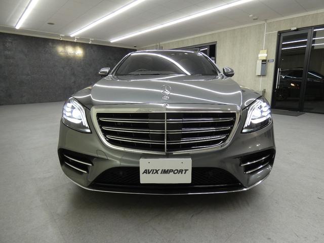 Ｓ４００ｄロング　ＡＭＧラインプラス　後期型　１オーナー　茶革　パノラマＳＲ　ＲＳＰ　ディストロ　ＨＵＤ　前後席Ｍ付Ｐシート＆ヒーター＆ベンチレータ　前席マッサージ　ナビＴＶ　全周カメラ　社外Ｒモニター　ＡＭＧ２０ＡＷ(3枚目)