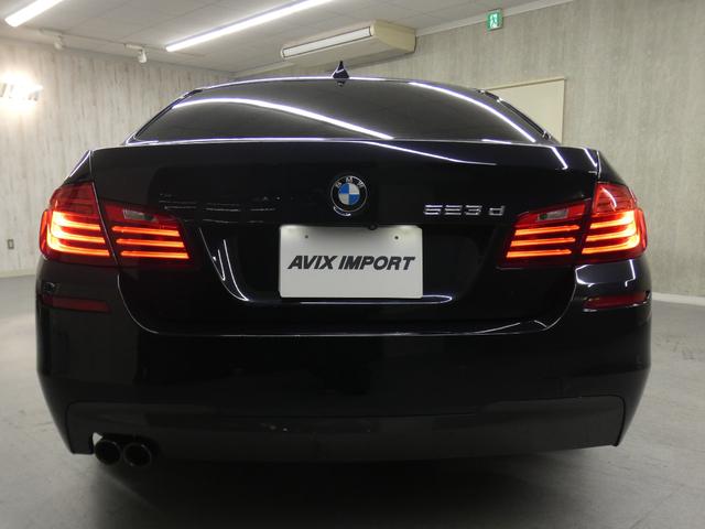 ５シリーズ ５２３ｄ　Ｍスポーツ　パノラマＳＲ　黒革　Ｄアシストプラス　ＡＣＣ　Ｂカメラ　前席Ｐシート（運転席Ｍ付）＆シートヒータ　ナビＴＶ　ＦＭＡＭ　Ｍエアロダイナミクス　コンフォートアクセス　ＨＩＤ　６１３Ｍダブルスポーク１８ＡＷ（4枚目）