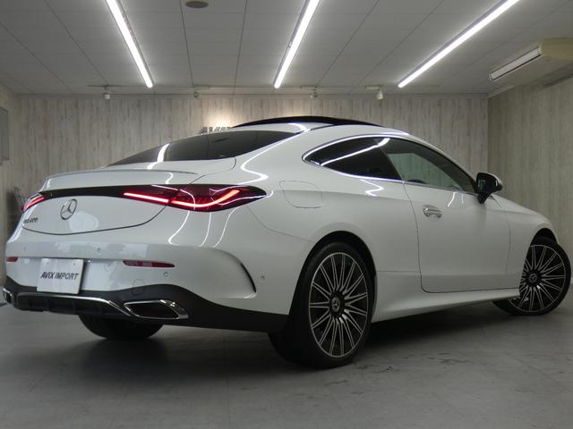 CLE CLE200 クーペ スポーツ レザーEXC&ドライバーズPKG 現行型 1オーナー 禁煙 新車保証 PSR 黒革 HUD RSP リアアクスルS Dコックピット Burmester3D M付温冷Pシート 全周C AMG20AW(2枚目)