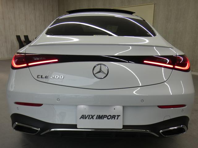 CLE CLE200 クーペ スポーツ レザーEXC&ドライバーズPKG 現行型 1オーナー 禁煙 新車保証 PSR 黒革 HUD RSP リアアクスルS Dコックピット Burmester3D M付温冷Pシート 全周C AMG20AW(4枚目)