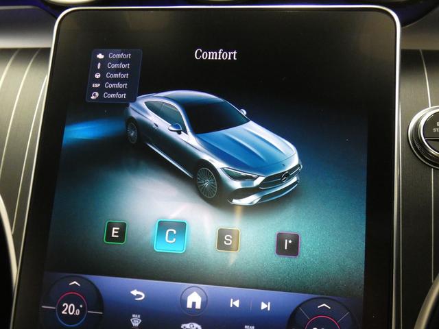 CLE CLE200 クーペ スポーツ レザーEXC&ドライバーズPKG 現行型 1オーナー 禁煙 新車保証 PSR 黒革 HUD RSP リアアクスルS Dコックピット Burmester3D M付温冷Pシート 全周C AMG20AW(61枚目)