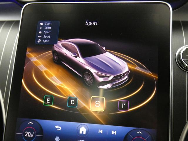 CLE CLE200 クーペ スポーツ レザーEXC&ドライバーズPKG 現行型 1オーナー 禁煙 新車保証 PSR 黒革 HUD RSP リアアクスルS Dコックピット Burmester3D M付温冷Pシート 全周C AMG20AW(62枚目)
