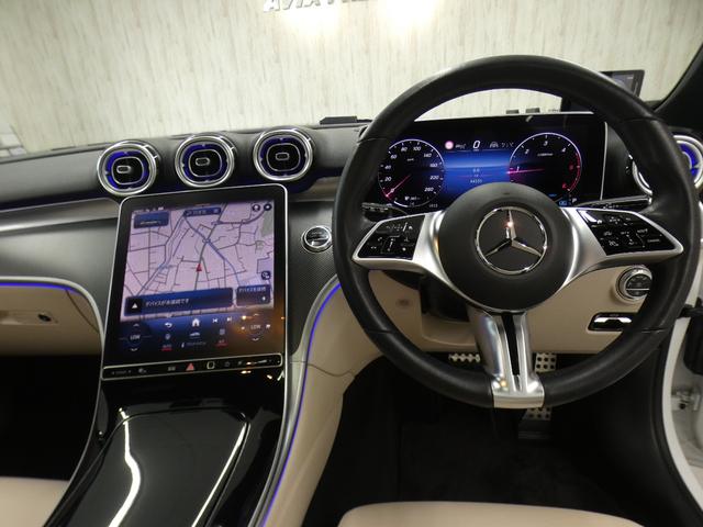 Ｃクラスオールテレイン Ｃ２２０ｄ　４マチック　オールテレイン　レザーＥＸＣＰＫＧ　現行型　禁煙　新車保証　ベージュ革　パノラマＳＲ　ＲＳＰ　ディストロ　ＨＵＤ　全周Ｃ　ＭＢＵＸ　ＡＲナビＴＶ　Ａカープレイ　前席Ｍ付Ｐシート＆Ｓヒーター　デジタルライト　１８ＡＷ（10枚目）