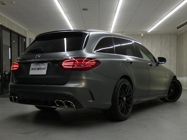 ２０１９ｙモデル　メルセデス・ＡＭＧ　Ｃ６３　Ｓ　ステーションワゴン　コンフォートＰＫＧ　ＡＭＧカーボンＰＫＧ　ＡＭＧパフォーマンスＰＫＧ　後期型　純正セレナイトグレーマグノ／ブラックナッパレザー
