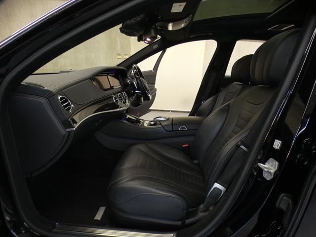 Sクラス S550プラグインハイブリッドロング AMGライン 中期型 黒革 RSP ディストロ HUD パノラマSR ナビTV 全周C 前後席M付Pシート&シートヒーター&ベンチレーター マッサージ Pトランク 赤キャリパー 可変マフラー 19AW(7枚目)