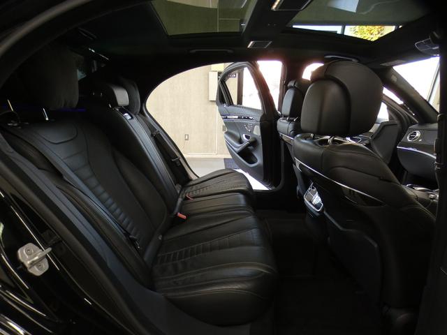 Sクラス S550プラグインハイブリッドロング AMGライン 中期型 黒革 RSP ディストロ HUD パノラマSR ナビTV 全周C 前後席M付Pシート&シートヒーター&ベンチレーター マッサージ Pトランク 赤キャリパー 可変マフラー 19AW(8枚目)