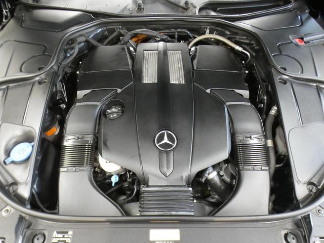 Sクラス S550プラグインハイブリッドロング AMGライン 中期型 黒革 RSP ディストロ HUD パノラマSR ナビTV 全周C 前後席M付Pシート&シートヒーター&ベンチレーター マッサージ Pトランク 赤キャリパー 可変マフラー 19AW(19枚目)