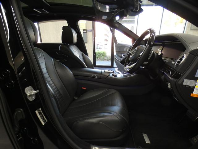 Sクラス S550プラグインハイブリッドロング AMGライン 中期型 黒革 RSP ディストロ HUD パノラマSR ナビTV 全周C 前後席M付Pシート&シートヒーター&ベンチレーター マッサージ Pトランク 赤キャリパー 可変マフラー 19AW(33枚目)