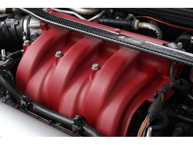 アルファ159 3.2 JTS Q4 Q-トロニック TI 後期モデル アイシン6AT 4WD TEZZOマフラー Frリップ&カーボンスイープ 19インチAW インマニ赤ペイント タワーバー スポーツレザー パワーシート HDDナビ Bカメラ 前後ドラレコ(12枚目)