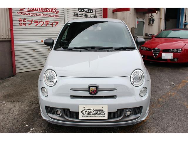 アバルト595 コンペティツィオーネ Sr3最終180PS 2DINナビ レコモンマフラー サベルトシート ブレンボキャリパー キセノン ローダウン KONIショック パドルシフト DTV バックカメラ パークセンサー ETC(6枚目)