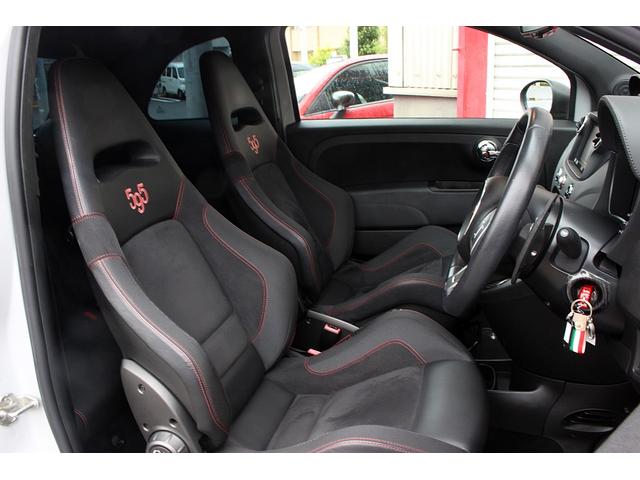 アバルト595 コンペティツィオーネ Sr3最終180PS 2DINナビ レコモンマフラー サベルトシート ブレンボキャリパー キセノン ローダウン KONIショック パドルシフト DTV バックカメラ パークセンサー ETC(17枚目)