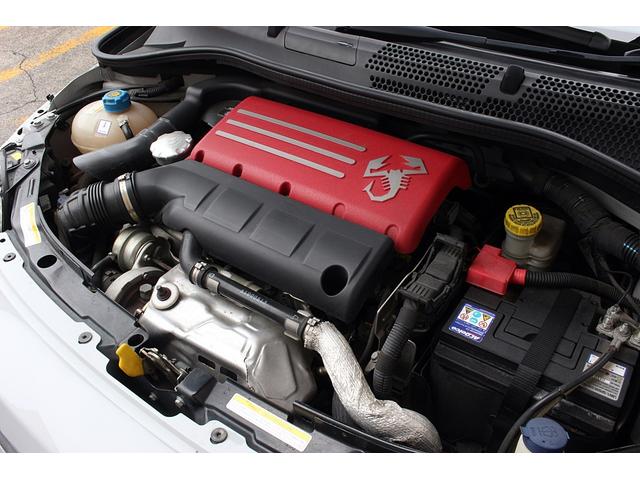 アバルト595 コンペティツィオーネ Sr3最終180PS 2DINナビ レコモンマフラー サベルトシート ブレンボキャリパー キセノン ローダウン KONIショック パドルシフト DTV バックカメラ パークセンサー ETC(33枚目)