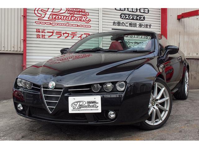 アルファスパイダー 3.2 JTS Q4 Qトロ ディスティンク V6EG アイシン6速AT 4WD キセノン TI用19AW ブレンボキャリパー レッドフラウレザーシート パワーシート パドルシフト 2DINナビ パークセンサー(2枚目)