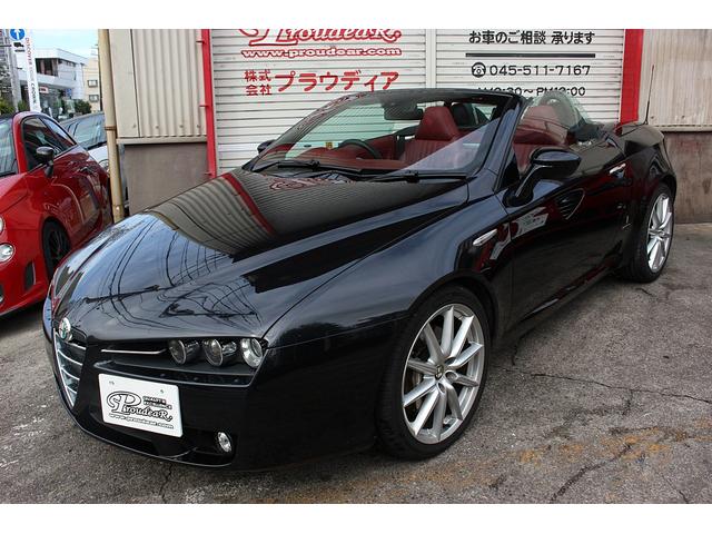 アルファスパイダー 3.2 JTS Q4 Qトロ ディスティンク V6EG アイシン6速AT 4WD キセノン TI用19AW ブレンボキャリパー レッドフラウレザーシート パワーシート パドルシフト 2DINナビ パークセンサー(5枚目)