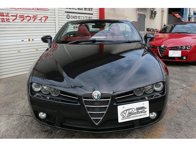 アルファスパイダー 3.2 JTS Q4 Qトロ ディスティンク V6EG アイシン6速AT 4WD キセノン TI用19AW ブレンボキャリパー レッドフラウレザーシート パワーシート パドルシフト 2DINナビ パークセンサー(6枚目)