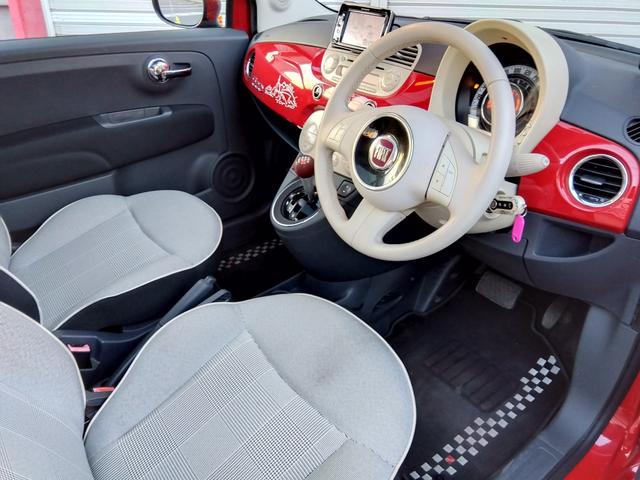 500 ツインエア ラウンジ キセノンライト スカイドーム Frフォグランプ 15インチAW パーキングセンサー カロッツェリアポータブルナビ カロッツェリアドライブレコーダー 社外シフトノブ ETC(18枚目)