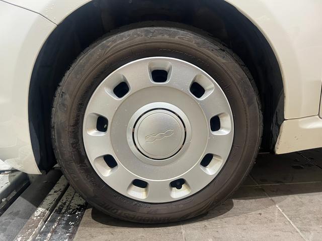 ５００ １．２　ポップ　弊社オーナー様下取り　ドラレコ前後　ＥＴＣ付き　デジタルインナーミラー　カロッツェリアナビ　バックカメラ　ラフィータトリコローレシフトノブ　チェックシート　純正１４インチスチールホイール（25枚目）