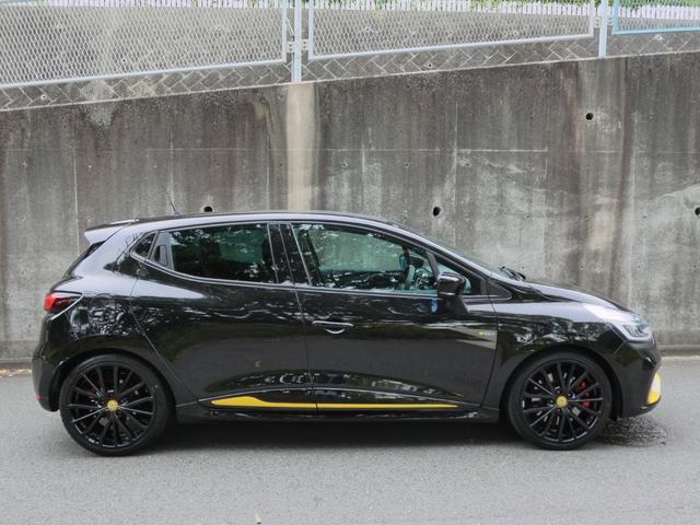 ルーテシア R.S.18 50台限定車 F1タイプエアインテークブレード ボディ同色サイドプロテクションモール ジョンシリウスM センターキャップ ブラックルノーエンブレム ルーフデカール レザー&アルカンタラステアリング(5枚目)