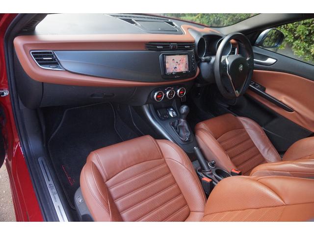 ジュリエッタ スポルティーバ 走行5.3万km TV ナビ ETC Bカメラ 茶革 ドラレコ 禁煙 記録簿 評価4点(17枚目)