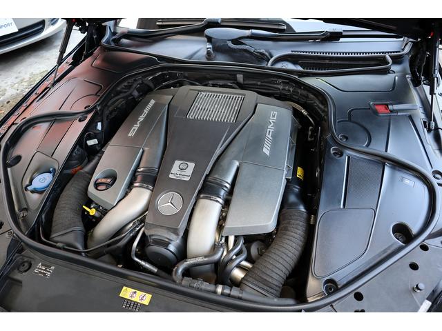S63 AMGロング AMGダイナミックPKG 右H正規D車 パノラマSR ポーセレン革 全席シートヒーター&ベンチレーター Burmester 全周カメラ&ナイトビュー HUD RSP 赤キャリパー&専用20インチAW 社外トランクスポイラー(20枚目)