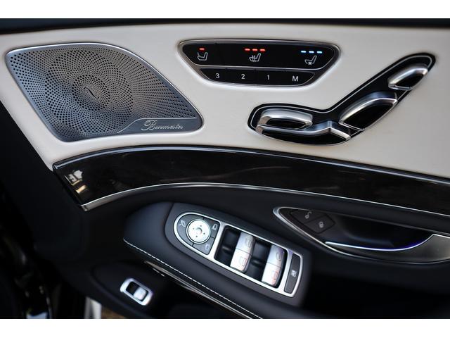S63 AMGロング AMGダイナミックPKG 右H正規D車 パノラマSR ポーセレン革 全席シートヒーター&ベンチレーター Burmester 全周カメラ&ナイトビュー HUD RSP 赤キャリパー&専用20インチAW 社外トランクスポイラー(29枚目)