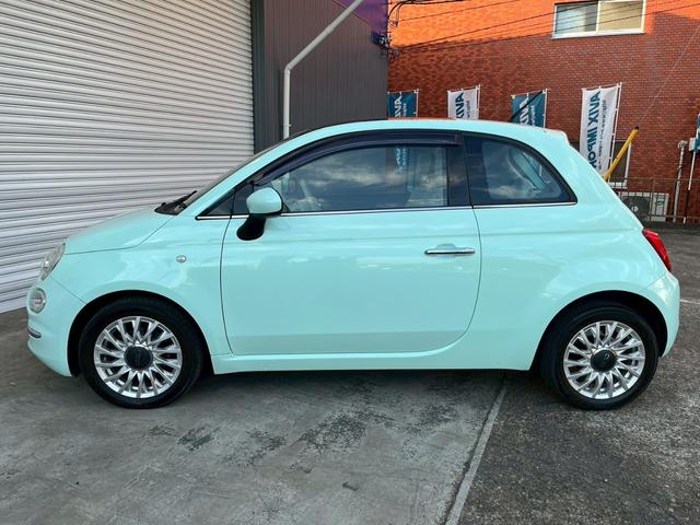 500 ツインエア ラウンジ 正規D車 ガラスルーフ アイボリーインテリア(チェック柄) 社外ナビ地デジ リアパーキングセンサー バイキセノンHL アイドリングS キーレスエントリー 純正15AW(24枚目)