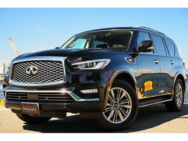 ＱＸ８０ ベースグレード　新車並行法人禁煙屋根保管走行２．１万ＫｍＵＳインフィニティＱＸ８０左ハンドルブラック＆ブラックフルレザーダイヤモンドステッチ入りＢＯＳＥサウンドシステム８人乗り（22枚目）