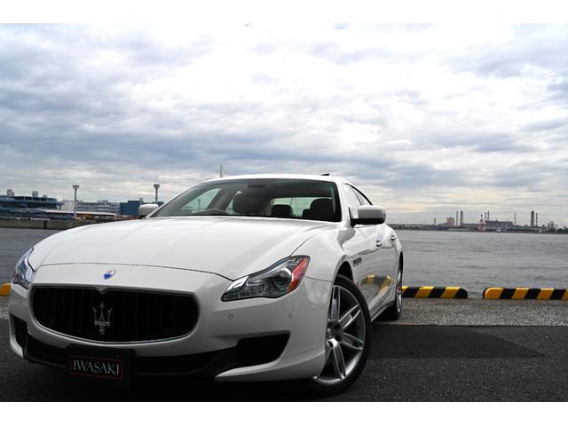 クアトロポルテ GT S 法人1オナ禁煙屋根保管走行0.9万Km右ハンドル正規ディーラー車ホワイト/サッビアフルレザーインテリアシートヒーターOPチターノ20インチアルミ純正HDDナビ地デジBluetoothオーディオBカメラ(26枚目)