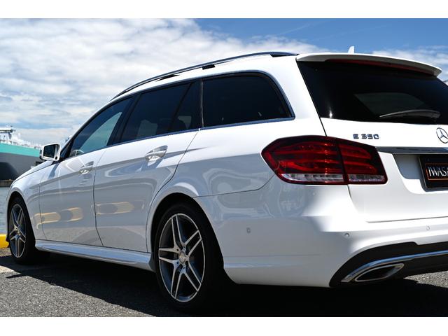 Eクラスステーションワゴン E350ブルテックステーションワゴンアバンG 法人オナ禁煙屋根保管後期モデルOPパノラマルーフOPAMGスポーツパッケージ(AMGエアロ・アルミ)黒本革シートヒーター本革巻きステア純正HDDナビ地デジBカメラ電動テールゲートOP360カメラ経済的(58枚目)