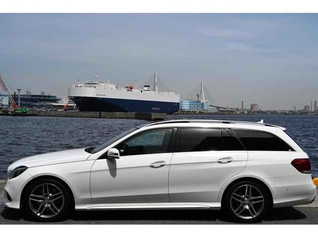 Eクラスステーションワゴン E350ブルテックステーションワゴンアバンG W212後期モデルE350ブルーテックワゴンAMG-PKG正規ディーラー車右H法人1オナ禁煙屋根保管OPパノラマOP360度カメラ純正HDDナビ地デジ黒本革シートヒーター電動テールゲートキーレスゴー(3枚目)