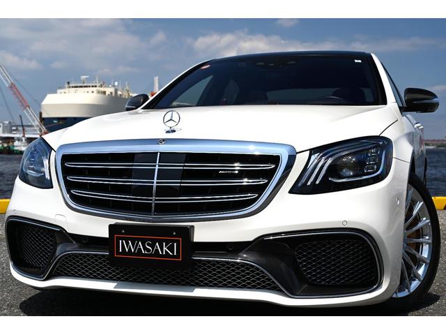 Sクラス S65 ロング 法人禁煙屋根保管正規ディーラー車W222後期AMG S65毎年ディーラー整備車両OPカラーダイヤモンドホワイトパールOPカーボンセラミックブレーキOPカーボンPKG(内装&外装)ショーファーPKG(2枚目)