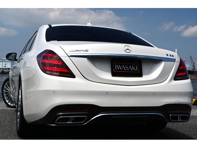 Sクラス S65 ロング 法人禁煙屋根保管正規ディーラー車W222後期AMG S65毎年ディーラー整備車両OPカラーダイヤモンドホワイトパールOPカーボンセラミックブレーキOPカーボンPKG(内装&外装)ショーファーPKG(4枚目)