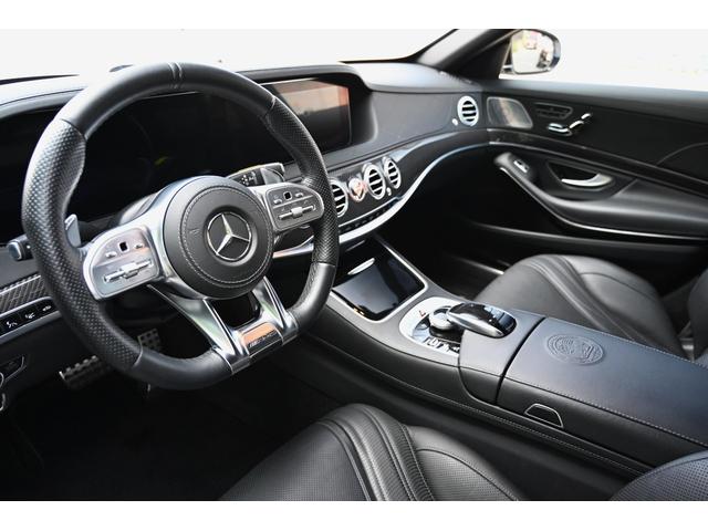 Sクラス S65 ロング 法人禁煙屋根保管正規ディーラー車W222後期AMG S65毎年ディーラー整備車両OPカラーダイヤモンドホワイトパールOPカーボンセラミックブレーキOPカーボンPKG(内装&外装)ショーファーPKG(7枚目)