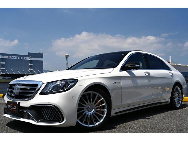 Sクラス S65 ロング 法人禁煙屋根保管正規ディーラー車W222後期AMG S65毎年ディーラー整備車両OPカラーダイヤモンドホワイトパールOPカーボンセラミックブレーキOPカーボンPKG(内装&外装)ショーファーPKG(22枚目)