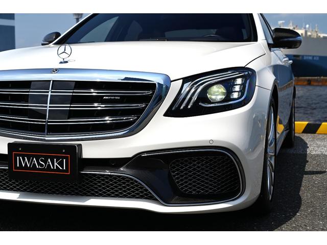 Sクラス S65 ロング 法人禁煙屋根保管正規ディーラー車W222後期AMG S65毎年ディーラー整備車両OPカラーダイヤモンドホワイトパールOPカーボンセラミックブレーキOPカーボンPKG(内装&外装)ショーファーPKG(33枚目)