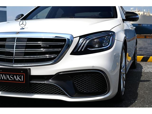 Sクラス S65 ロング 法人禁煙屋根保管正規ディーラー車W222後期AMG S65毎年ディーラー整備車両OPカラーダイヤモンドホワイトパールOPカーボンセラミックブレーキOPカーボンPKG(内装&外装)ショーファーPKG(35枚目)