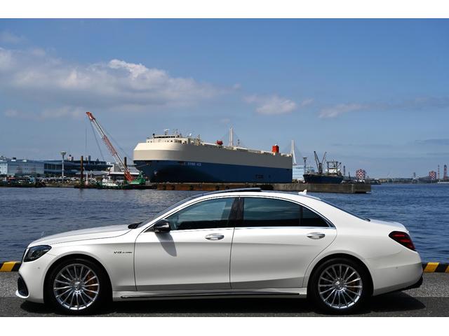 Sクラス S65 ロング 法人禁煙屋根保管正規ディーラー車W222後期AMG S65毎年ディーラー整備車両OPカラーダイヤモンドホワイトパールOPカーボンセラミックブレーキOPカーボンPKG(内装&外装)ショーファーPKG(40枚目)