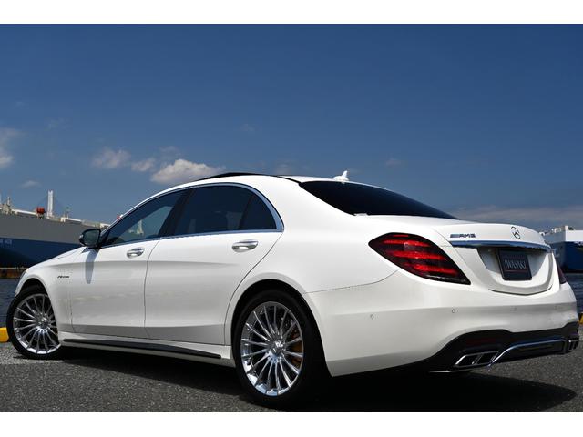 Sクラス S65 ロング 法人禁煙屋根保管正規ディーラー車W222後期AMG S65毎年ディーラー整備車両OPカラーダイヤモンドホワイトパールOPカーボンセラミックブレーキOPカーボンPKG(内装&外装)ショーファーPKG(43枚目)