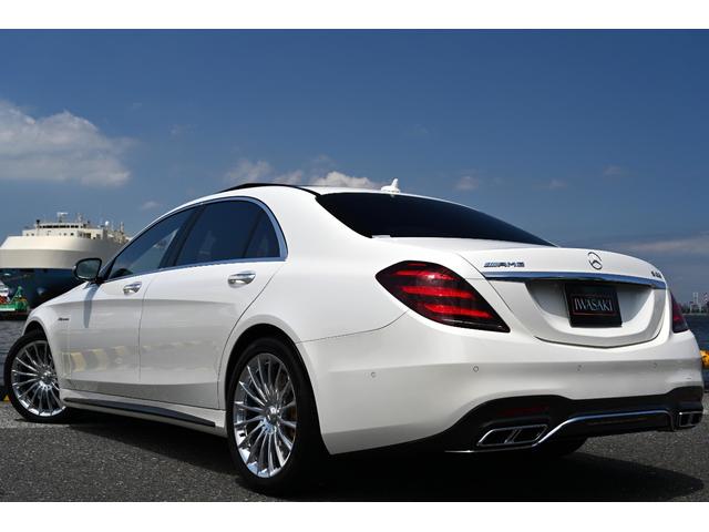 Sクラス S65 ロング 法人禁煙屋根保管正規ディーラー車W222後期AMG S65毎年ディーラー整備車両OPカラーダイヤモンドホワイトパールOPカーボンセラミックブレーキOPカーボンPKG(内装&外装)ショーファーPKG(44枚目)