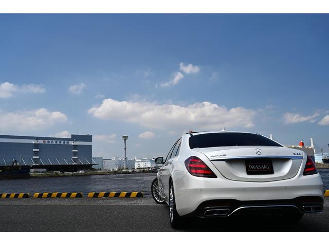 Sクラス S65 ロング 法人禁煙屋根保管正規ディーラー車W222後期AMG S65毎年ディーラー整備車両OPカラーダイヤモンドホワイトパールOPカーボンセラミックブレーキOPカーボンPKG(内装&外装)ショーファーPKG(51枚目)