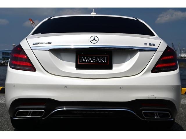Sクラス S65 ロング 法人禁煙屋根保管正規ディーラー車W222後期AMG S65毎年ディーラー整備車両OPカラーダイヤモンドホワイトパールOPカーボンセラミックブレーキOPカーボンPKG(内装&外装)ショーファーPKG(54枚目)